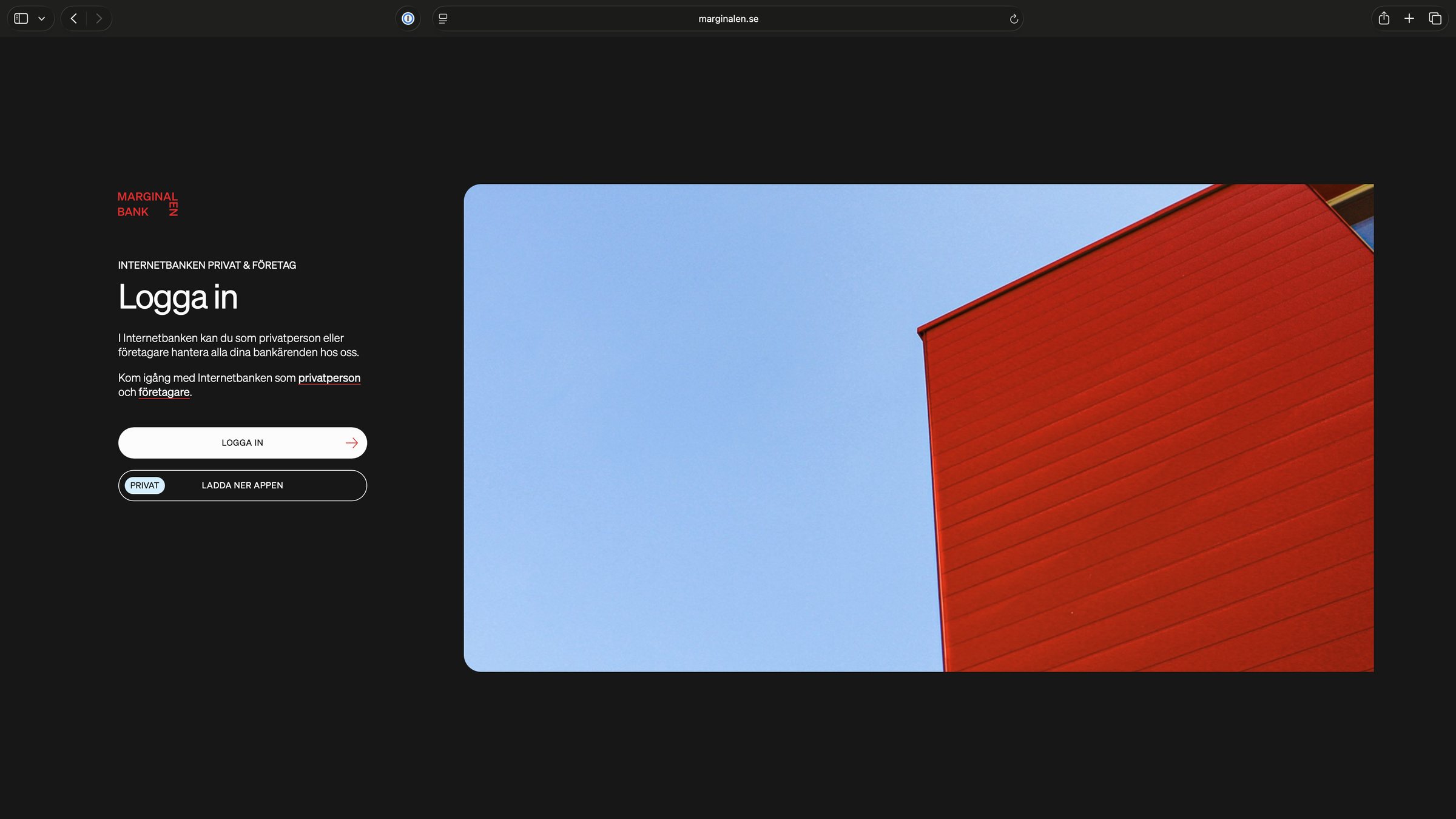 Marginalen Internet Bank detail 3